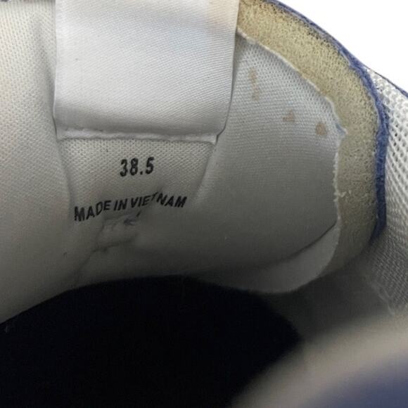 Rag & Bone Retro Court Sneaker Retro Blue Suede Size 38.5 - Picture 8 of 9